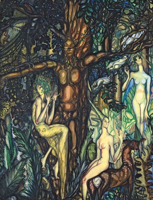 Nymphs In The Forest — Gyula Batthyany