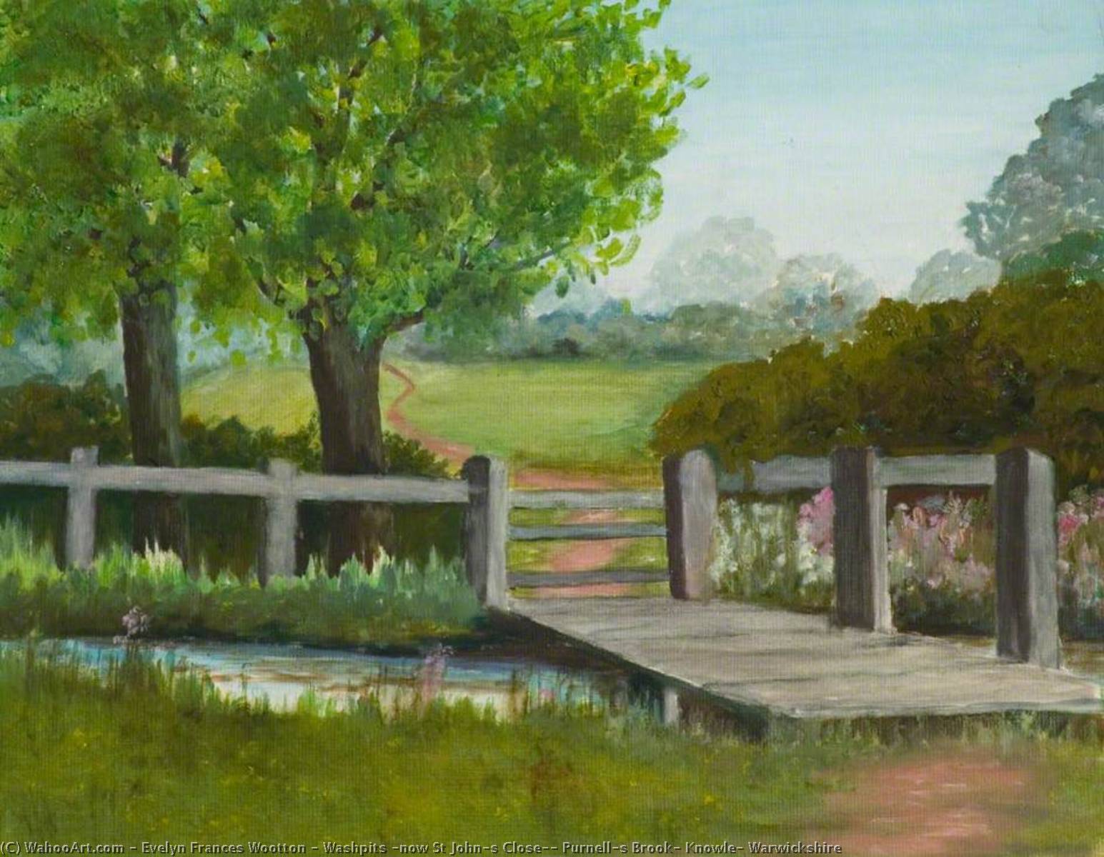 Washpits (now St John's Close), Purnell's Brook, Knowle, Warwickshire — Evelyn Frances Wootton