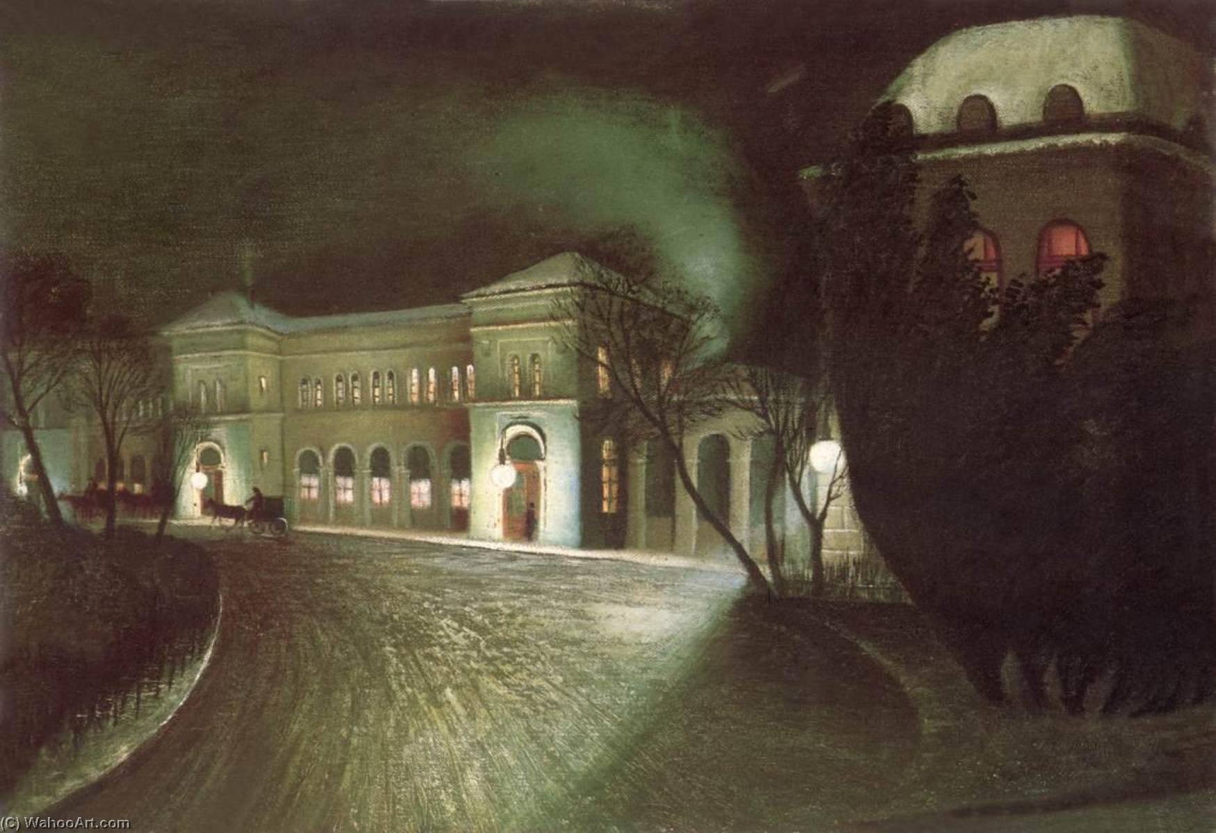 The Eastern Railway Station At Night — Tivadar Csontváry Kosztka