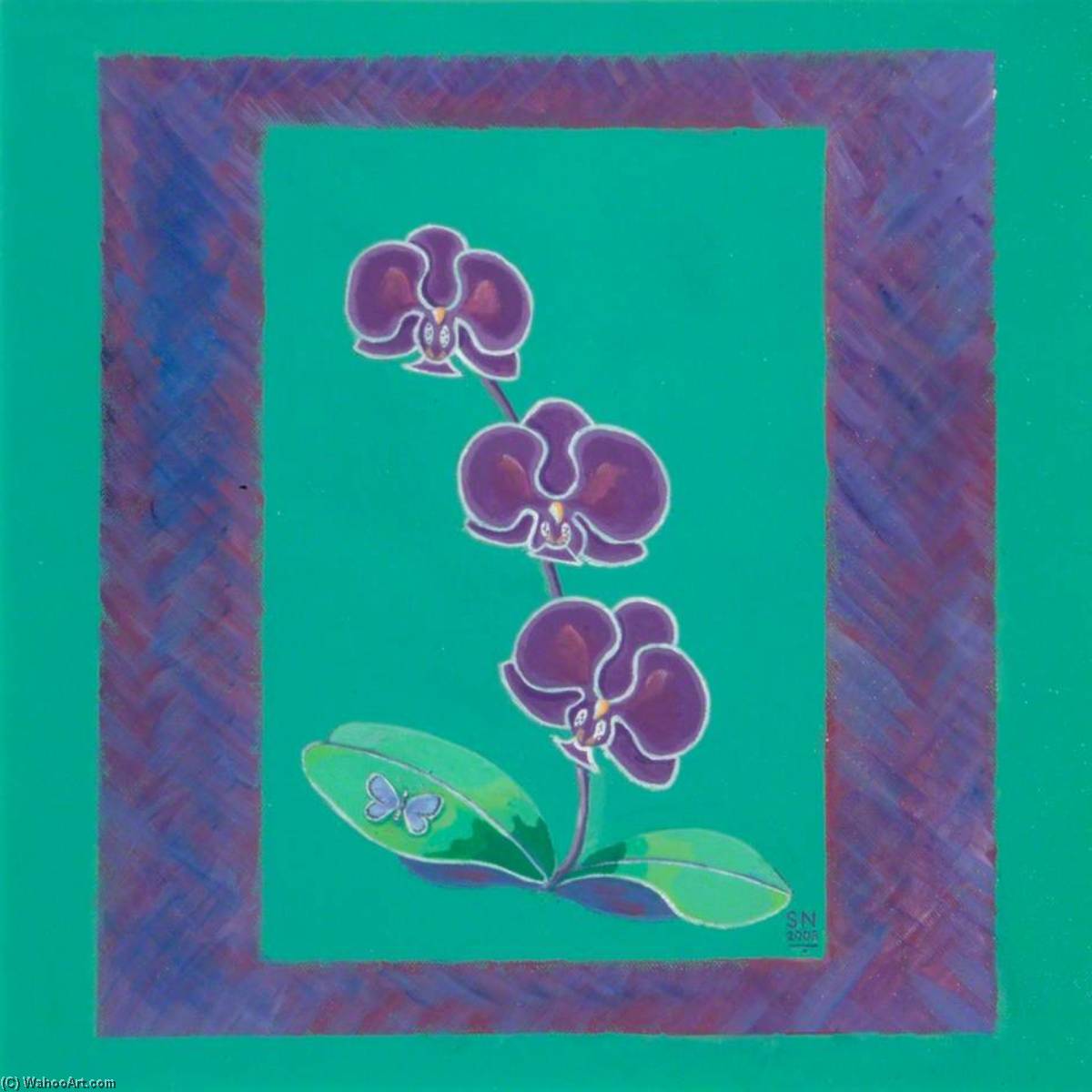 Field Frame Flowers, Green — Stephen Nicoll