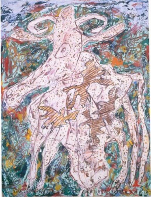 Vache La Belle Allègre (the Beautiful And Sprightly Cow) — Jean Philippe Arthur Dubuffet