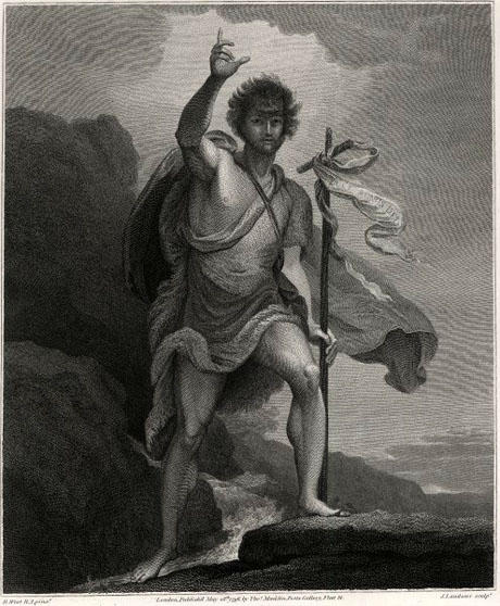 Saint John The Baptist — Benjamin West