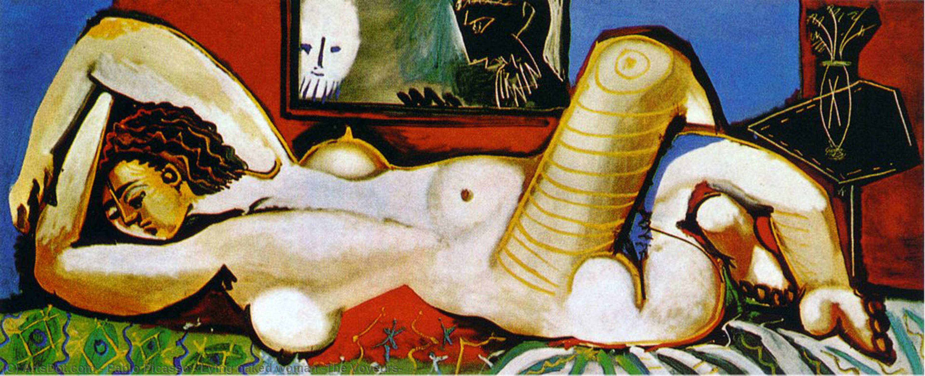 Liegende Frau (die Voyeurs) — Pablo Picasso