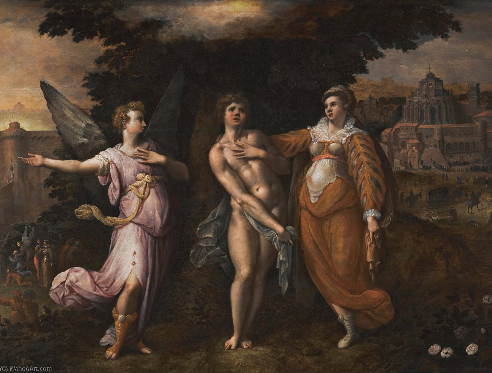 Allegory Of The Religious Life — Gillis Coignet The Elder