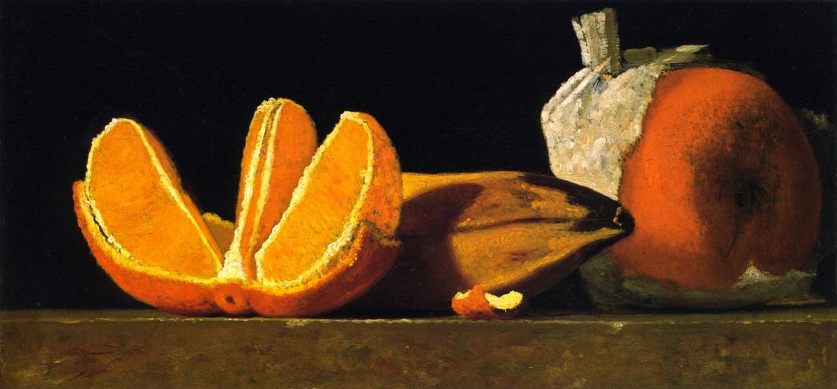 Still Life With Oranges And Banana — John Frederick Peto