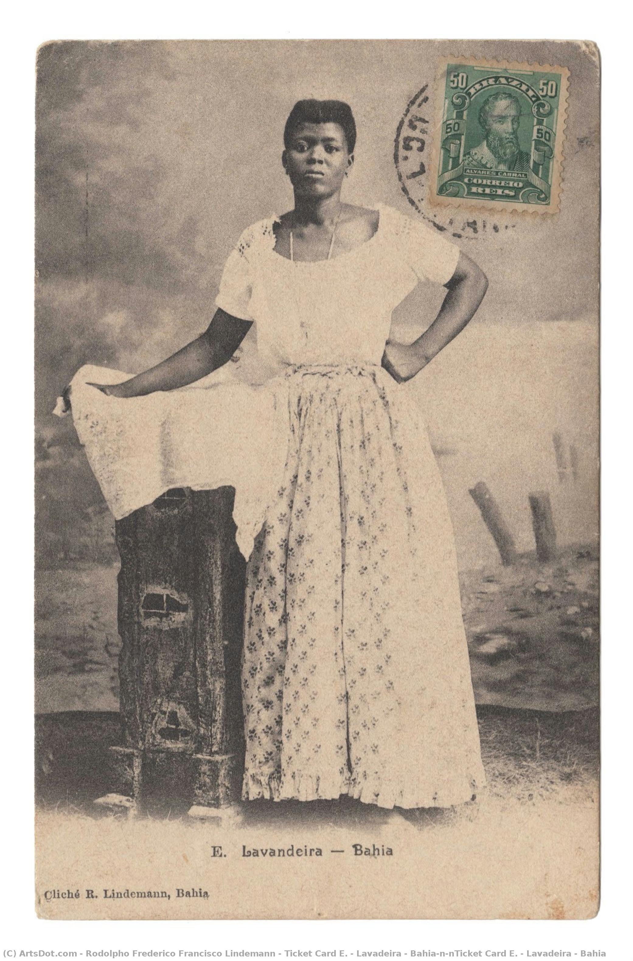 Ticket Card E. - Lavadeira - Bahia\n\nticket Card E. - Lavadeira - Bahia — Rodolpho Frederico Francisco Lindemann
