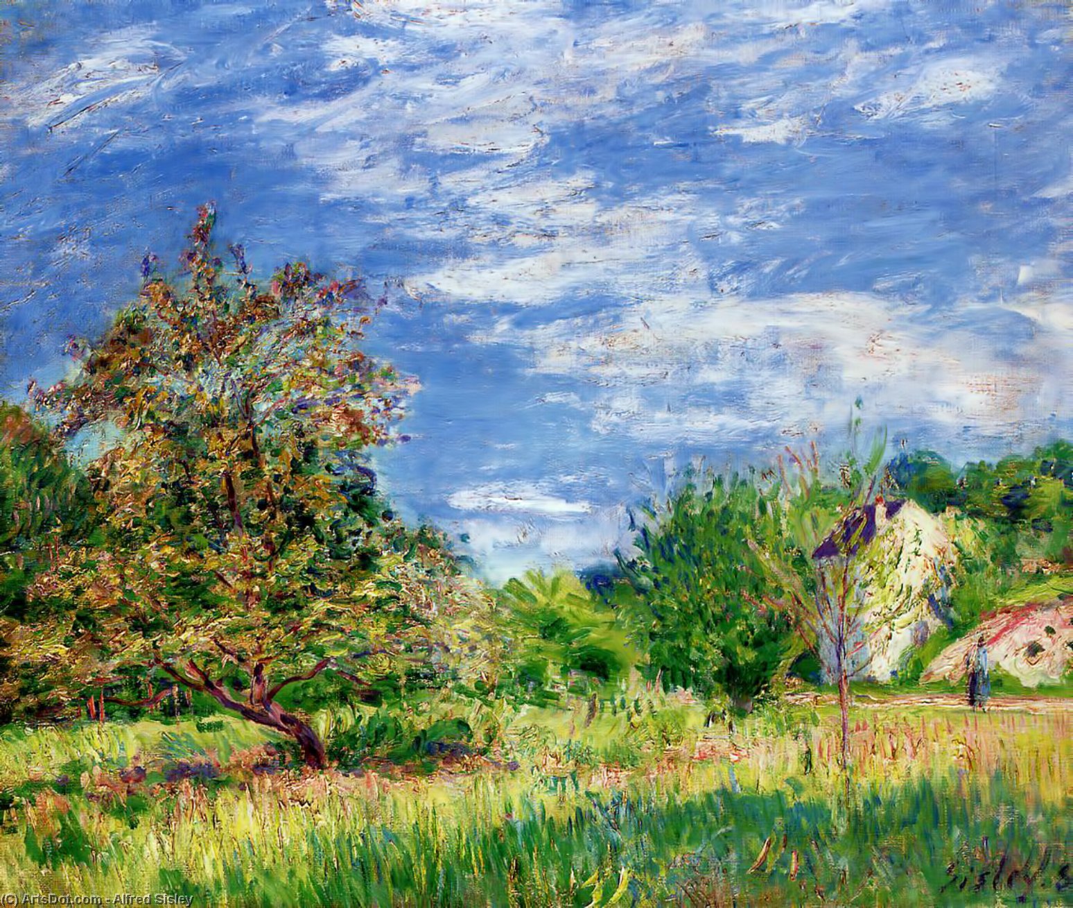 Orchard In Spring — Сислей