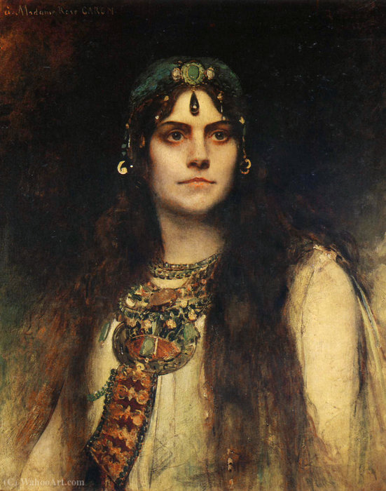 Rose Caron In The Role Of Salammbo. — Léon Joseph Florentin Bonnat