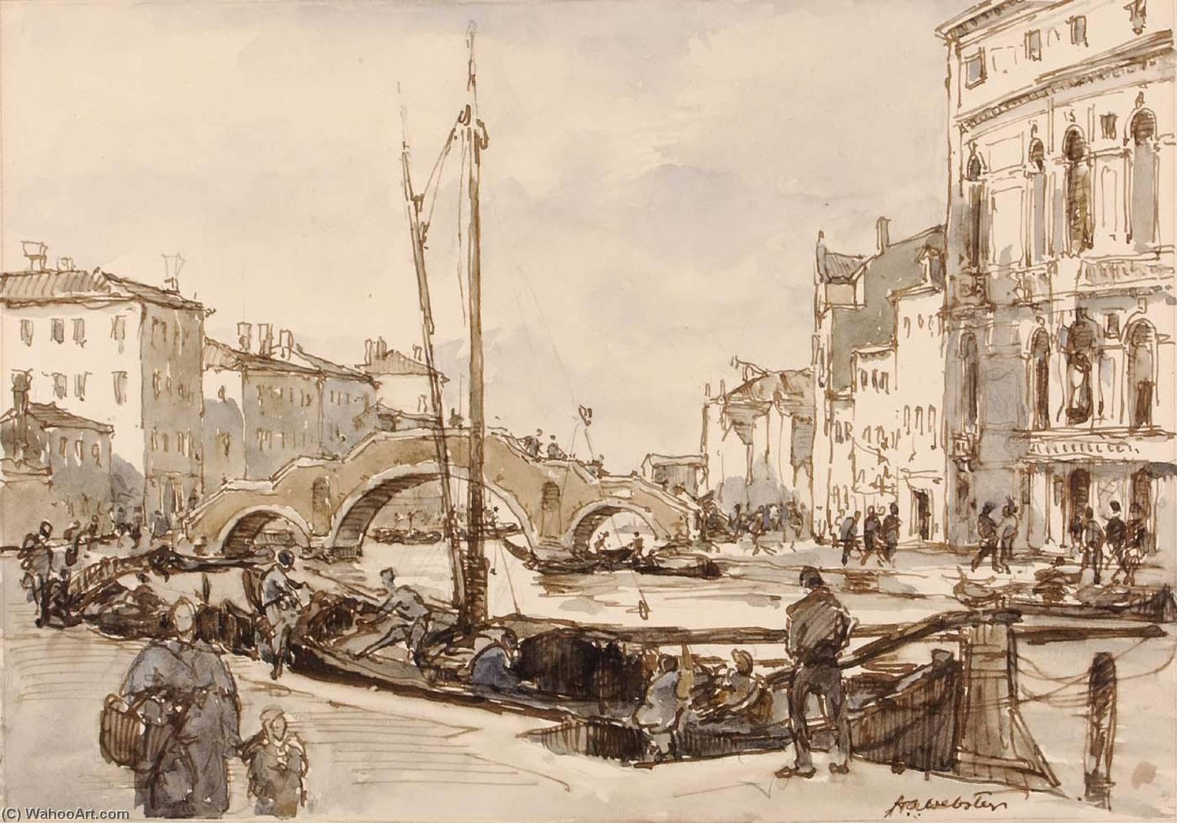 Le Tre Archi, Cannaregio, Venice — Herman Armour Webster