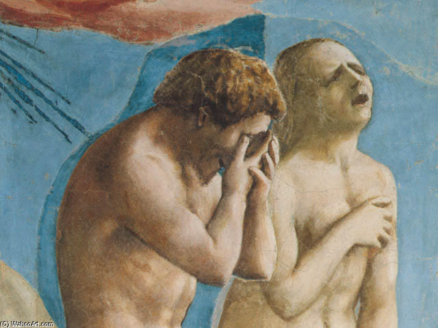 The Expulsion From The Garden Of Eden (detail) — Masaccio