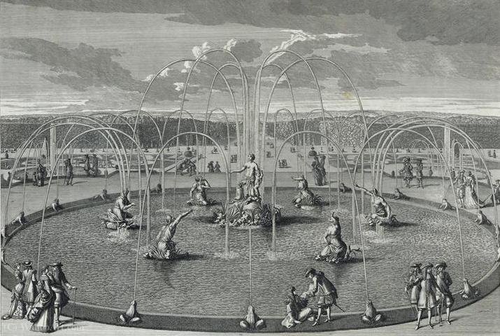 View The Latona Basin In The Gardens Of Versailles In (1678) — Jean Le Pautre