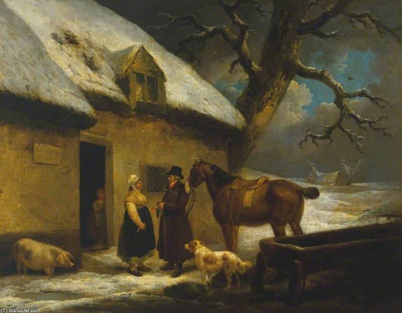 Outside An Inn, Winter — Джордж Морленд