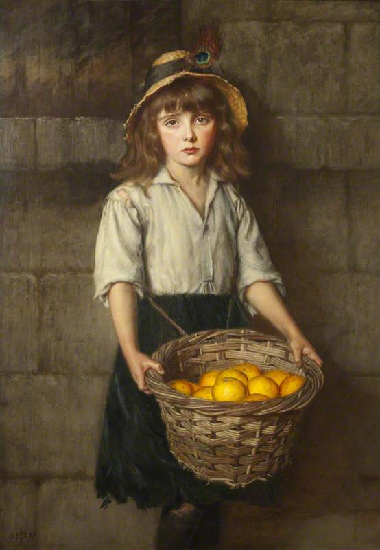 Only An Orange Girl — Edward Patry