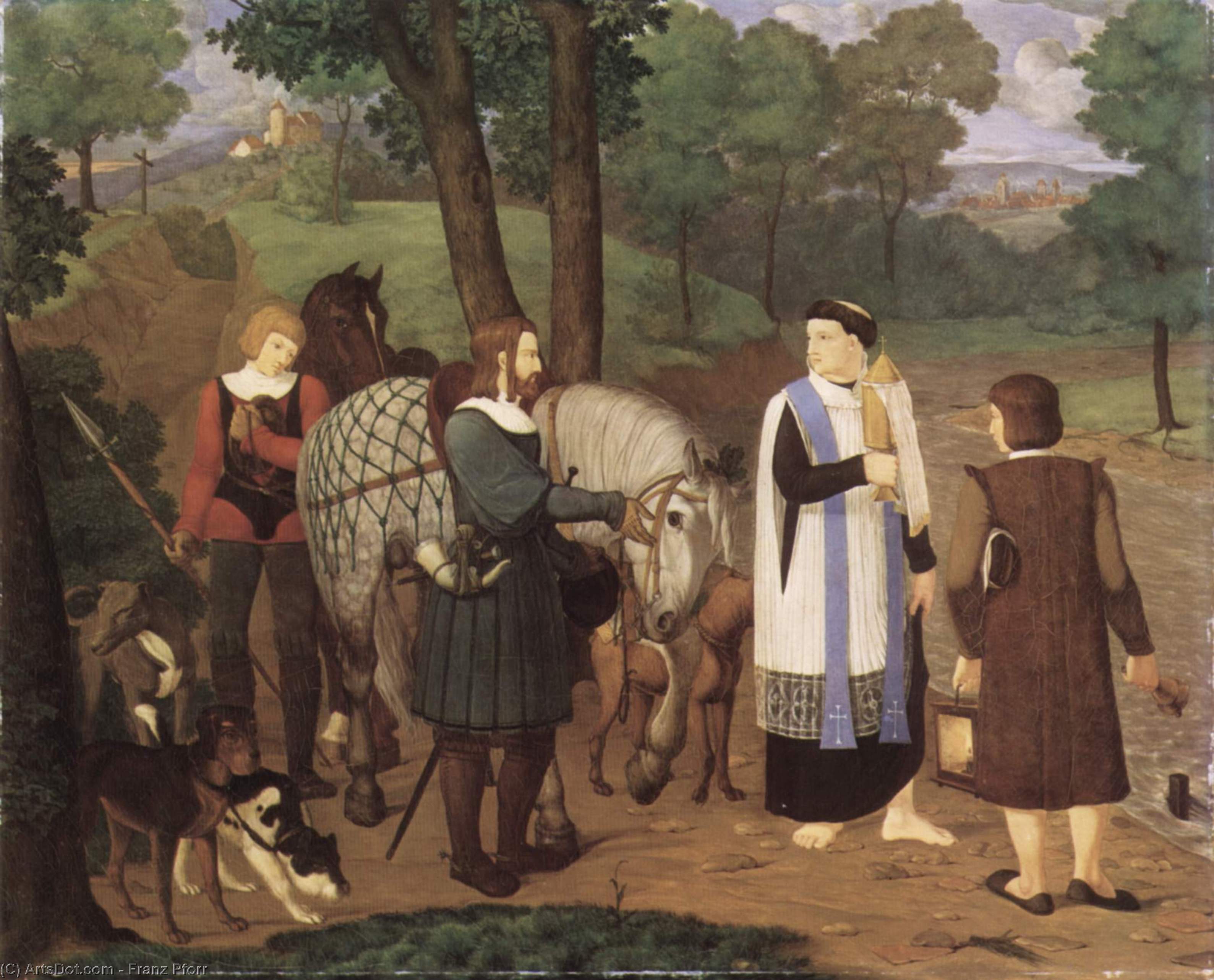 Rudolf Von Habsburg And The Priest — Franz Pforr