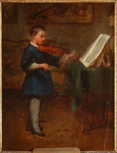 Lecon De Violon Du Comte De Paris — Emile Jean Horace Vernet