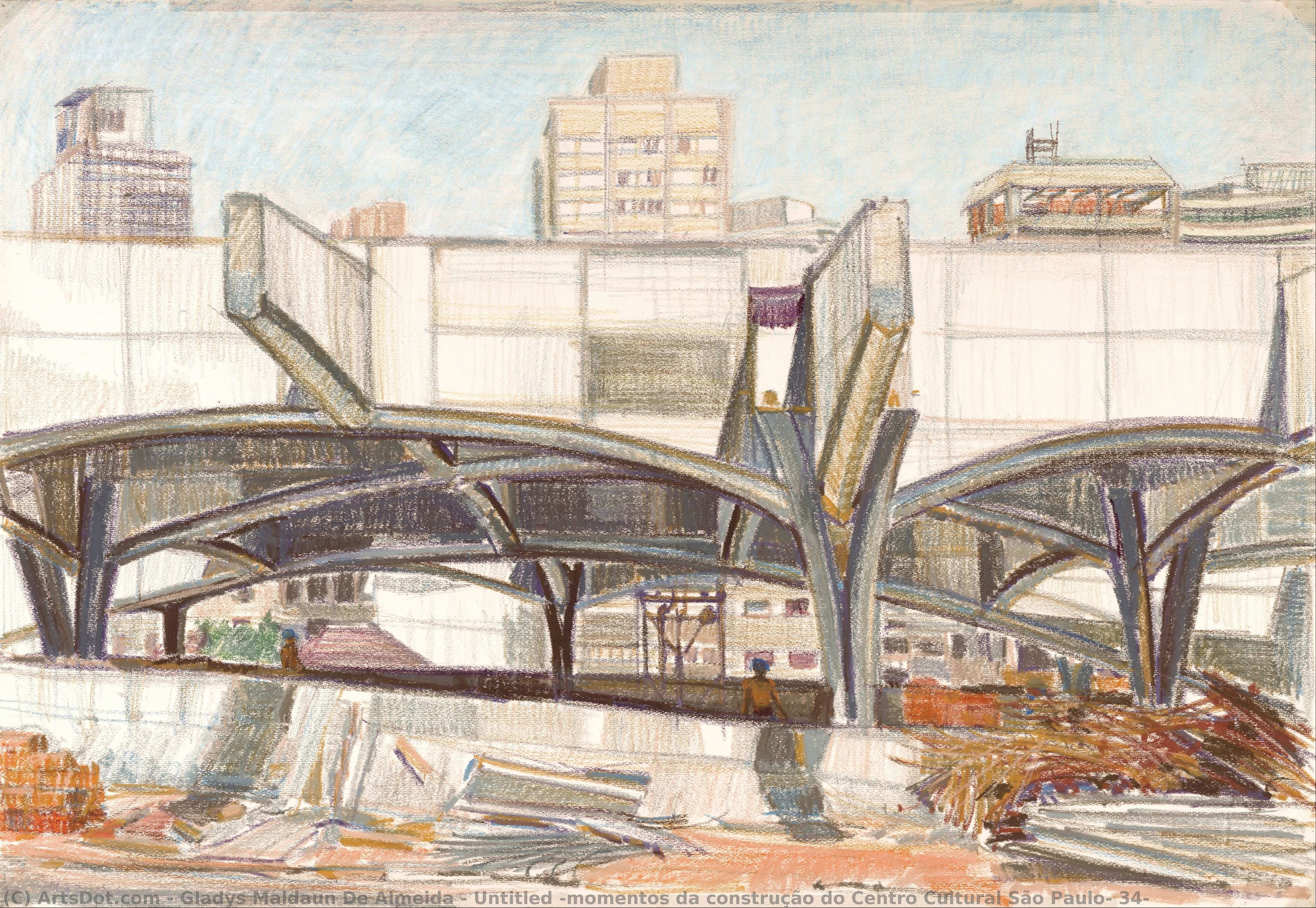 Untitled [momentos Da Construção Do Centro Cultural São Paulo, 34] — Gladys Maldaun De Almeida