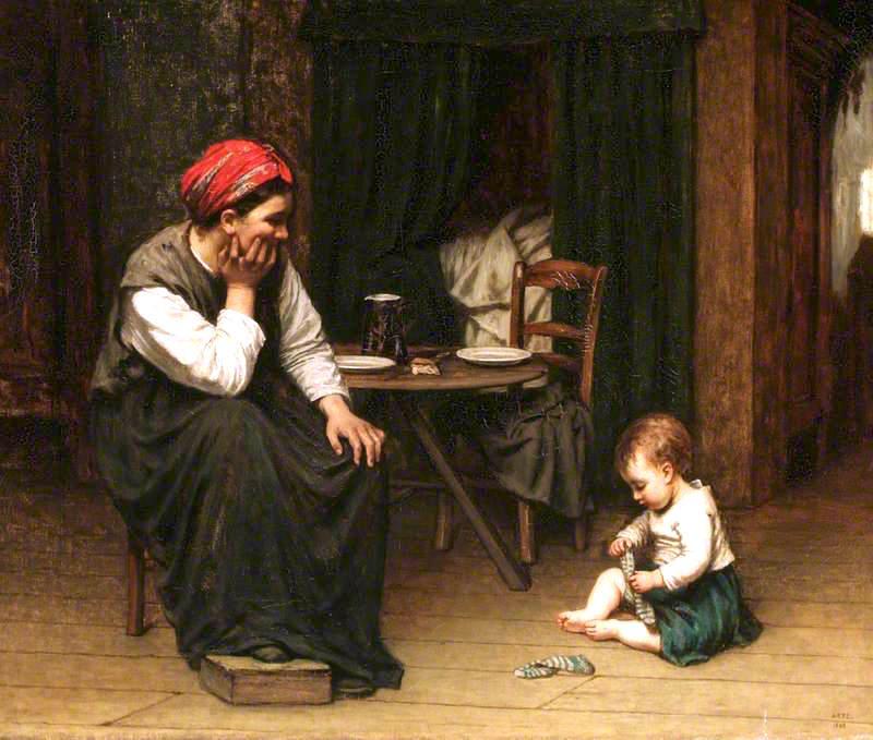 Mother's Joy — Adolph Artz (david Adolf Constant Artz)