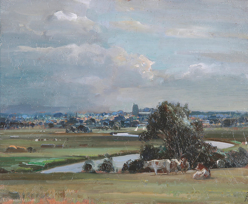 Landscape Study, (1938) — Эдвард Сиго