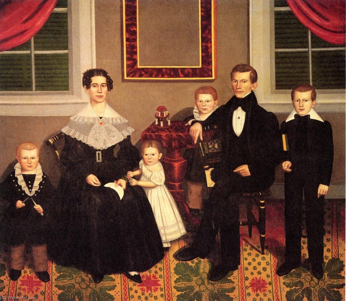 Joseph B. Moore And Family — Erastus Salisbury Field
