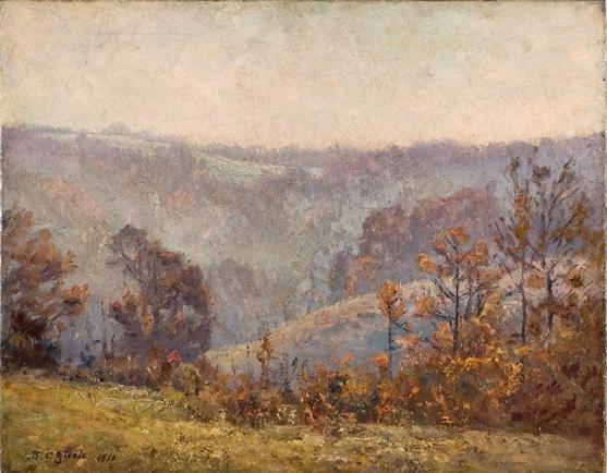 Valley Scene (late November) — Theodore Clement Steele