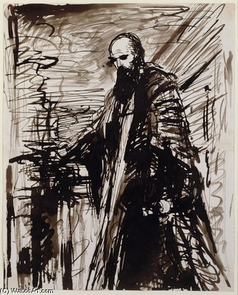 A Study For A Full-length Portrait Of Robert — Sir William Blake Richmond