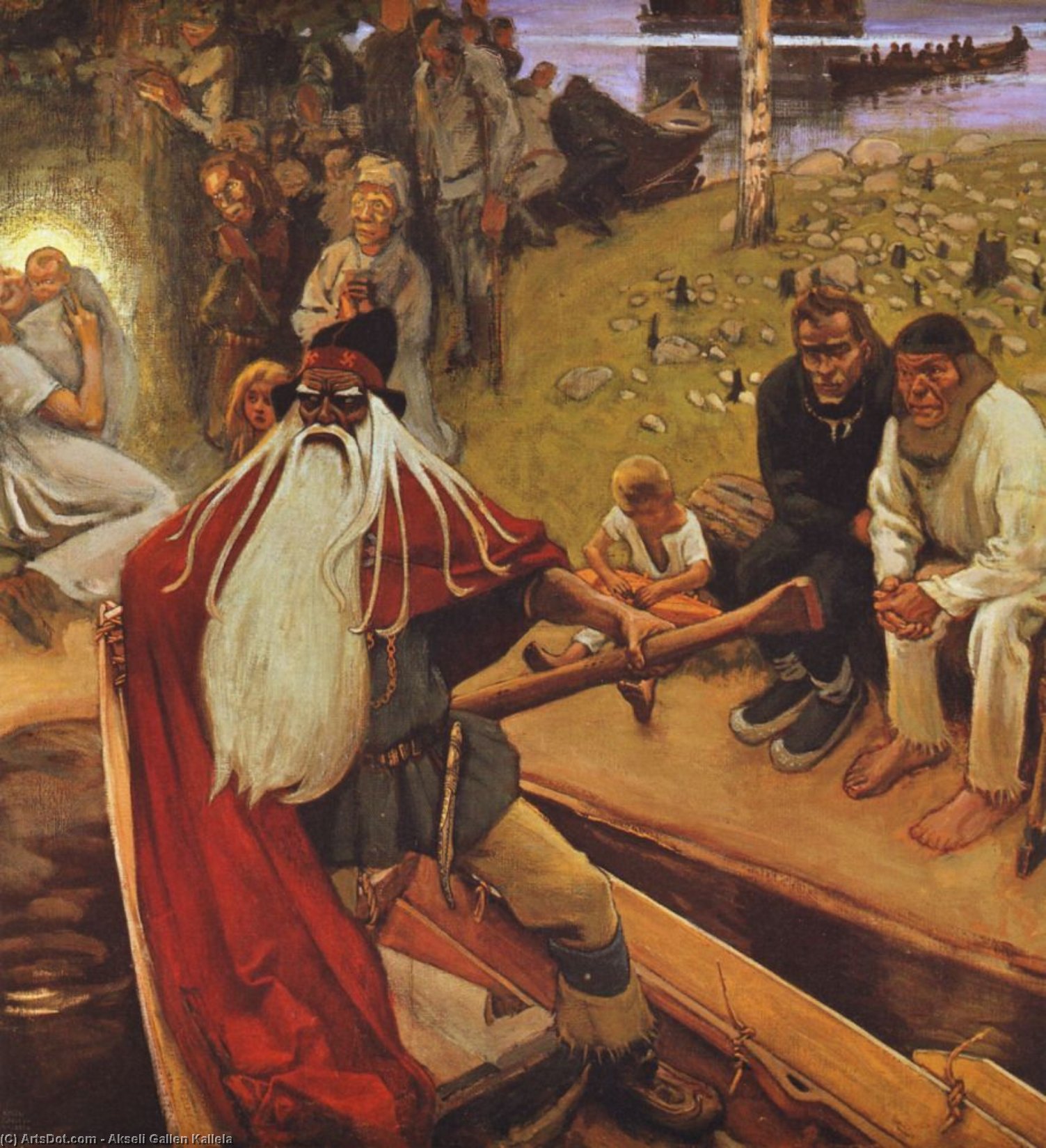Väinämöinen's Departure — Akseli Gallen-kallela