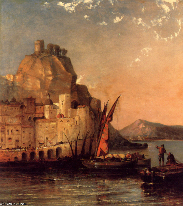 The Gulf Of Salerno Amalfi Coast — Arthur Joseph Meadows