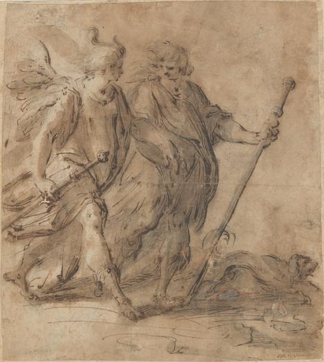 Tobias And The Angel — Hans Von Aachen