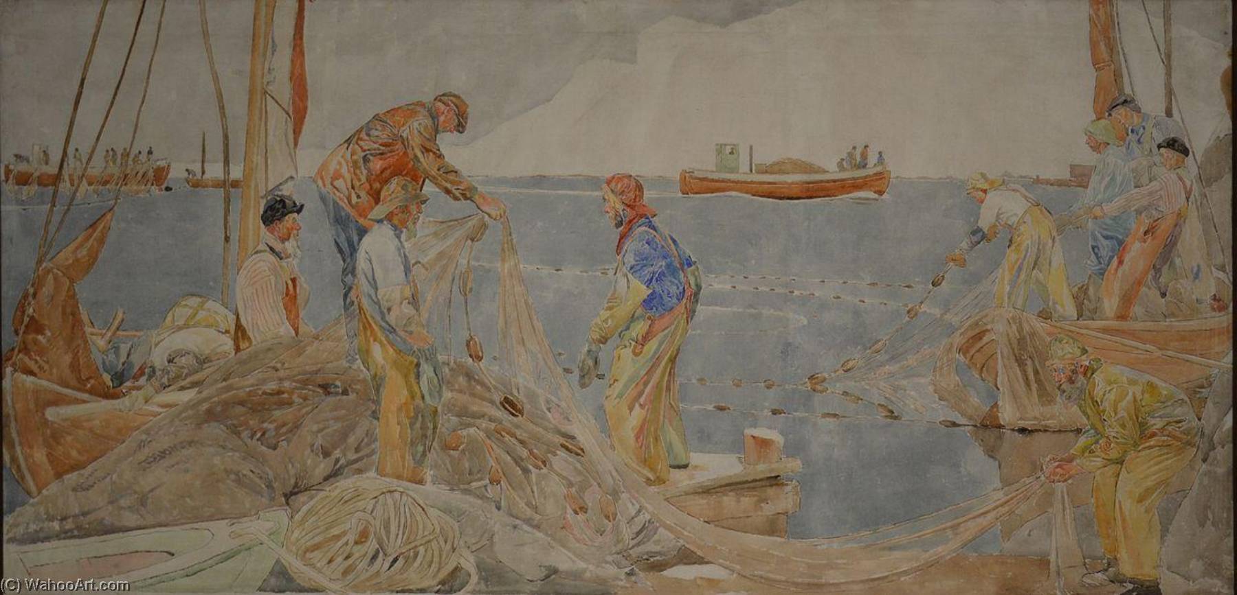 Fishermen — Carl Wilhelm Wilhelmson