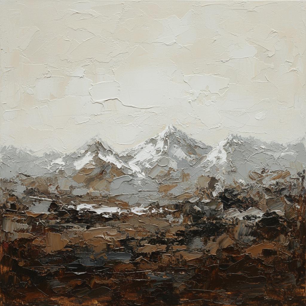 Monolithic Silence: A Sculptural Study Of Ethereal Peaks And Earthbound Shadows — David Moreau
