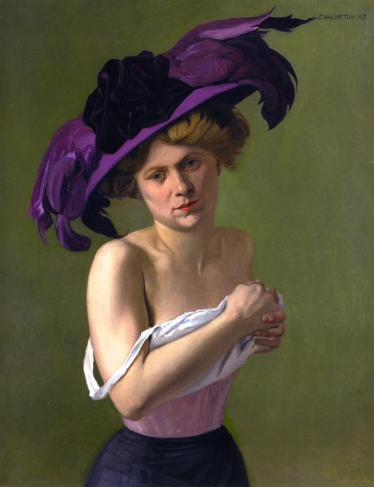 The Purple Hat — Félix Vallotton