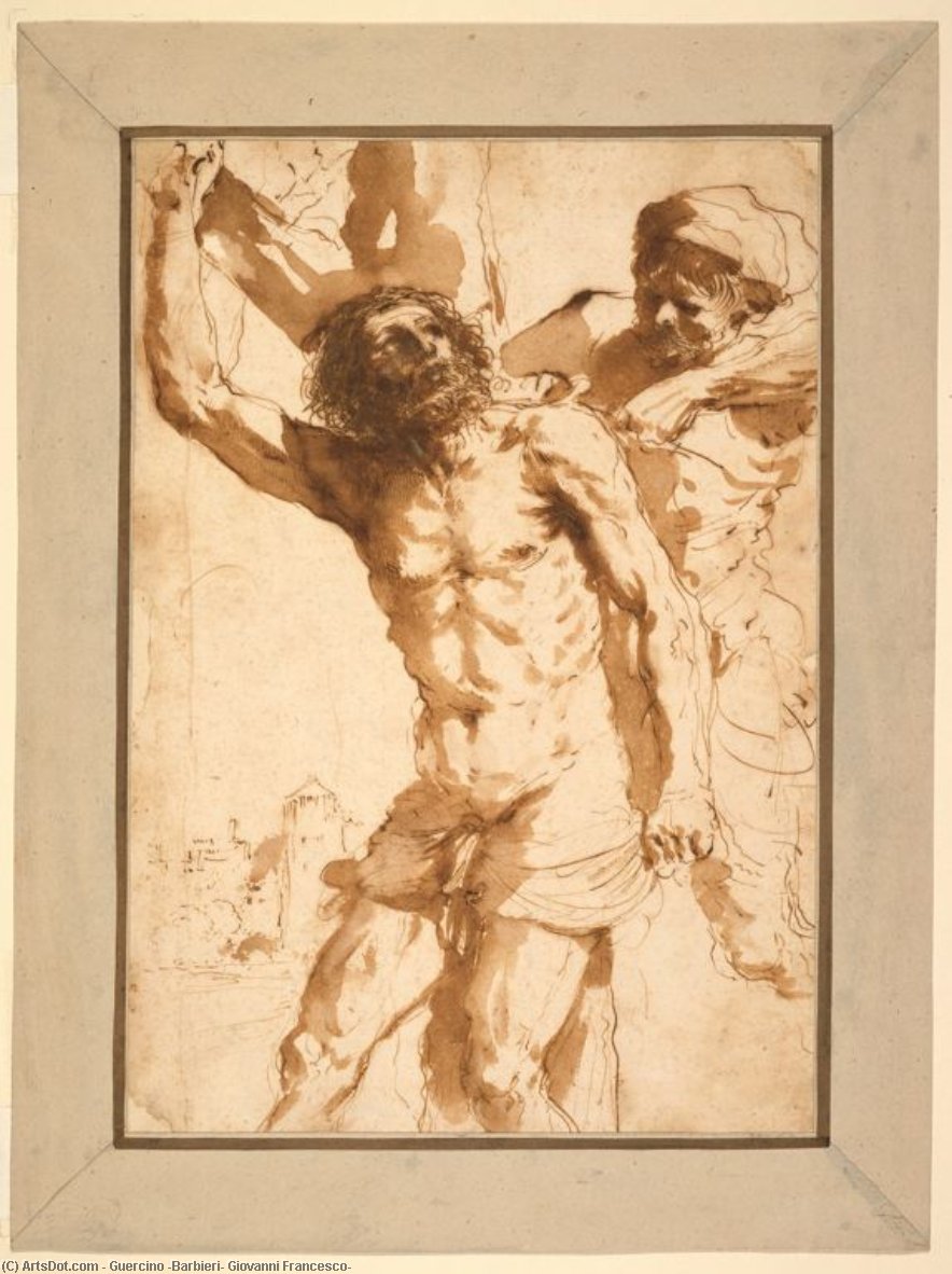 Study For The Martyrdom Of Saint Bartholomew — Guercino