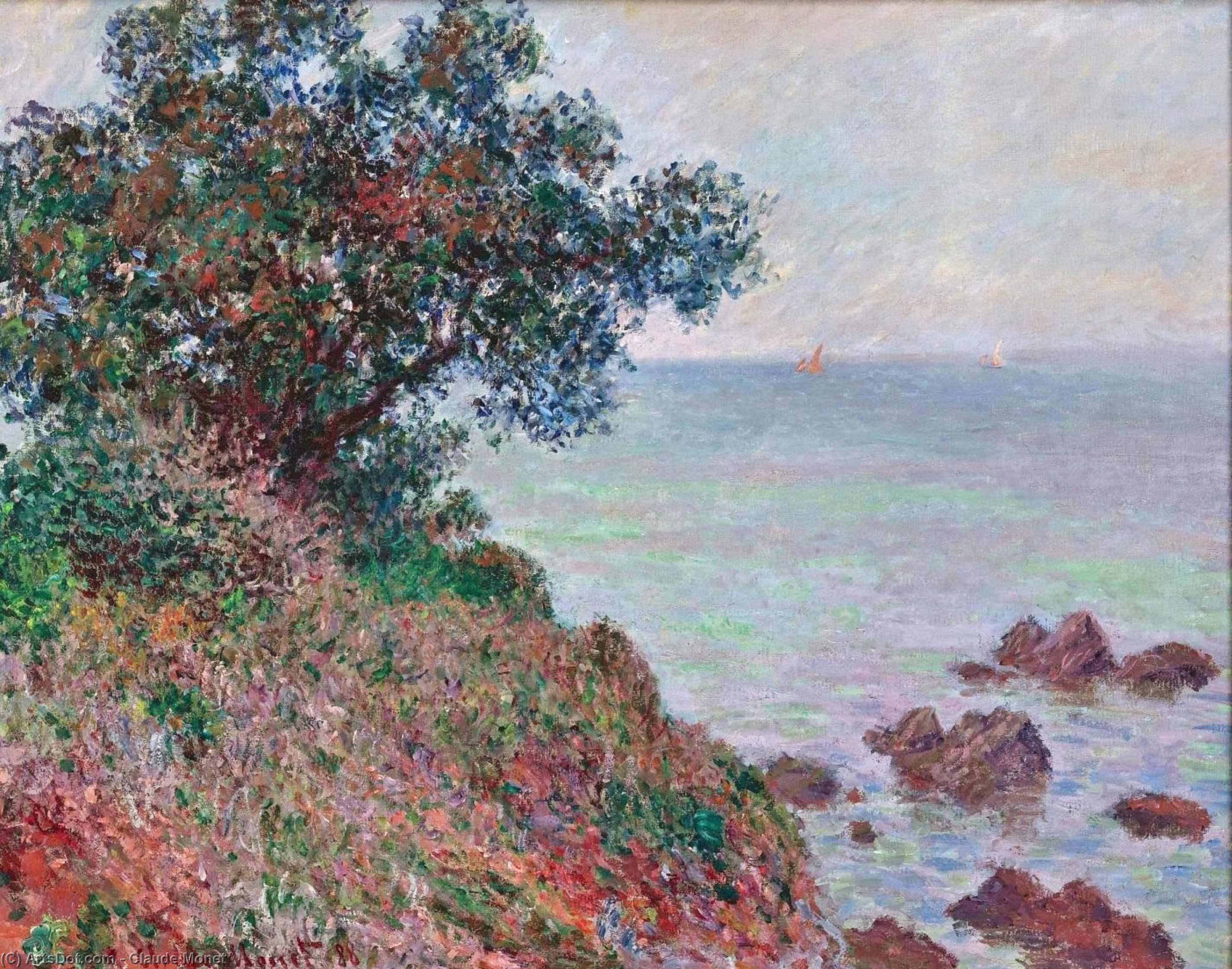 Mediteranian Coast, Grey Day — Claude Monet