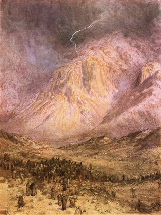 The Giving Of Laws On Sinai — William Brassey Hole