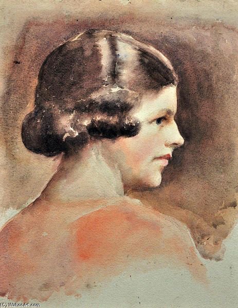 Portrait Of Helen Hatton — William Henry Margetson
