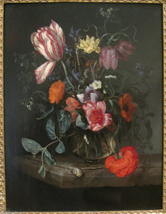 Flowers In A Vase — Jacob Van Walscapelle