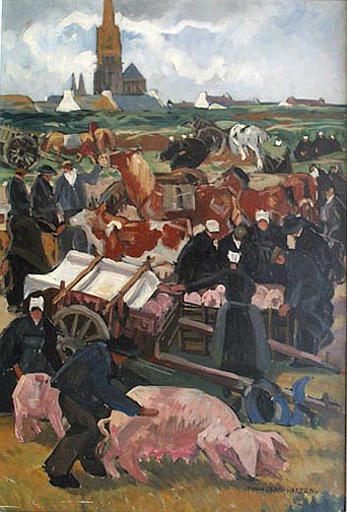 Foire Au Folgoët — Yvonne Jean Haffen