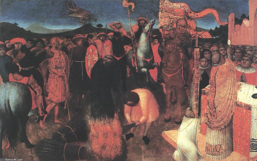 Death Of The Heretic On The Bonfire — Sassetta (stefano Di Giovanni)