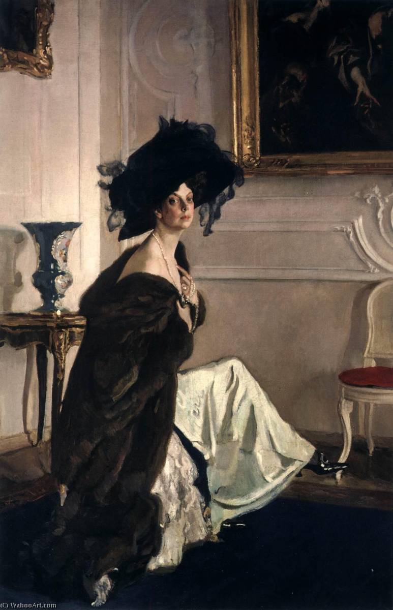 Portrait Of Princess Orlova — Valentin Alexandrovich Serov