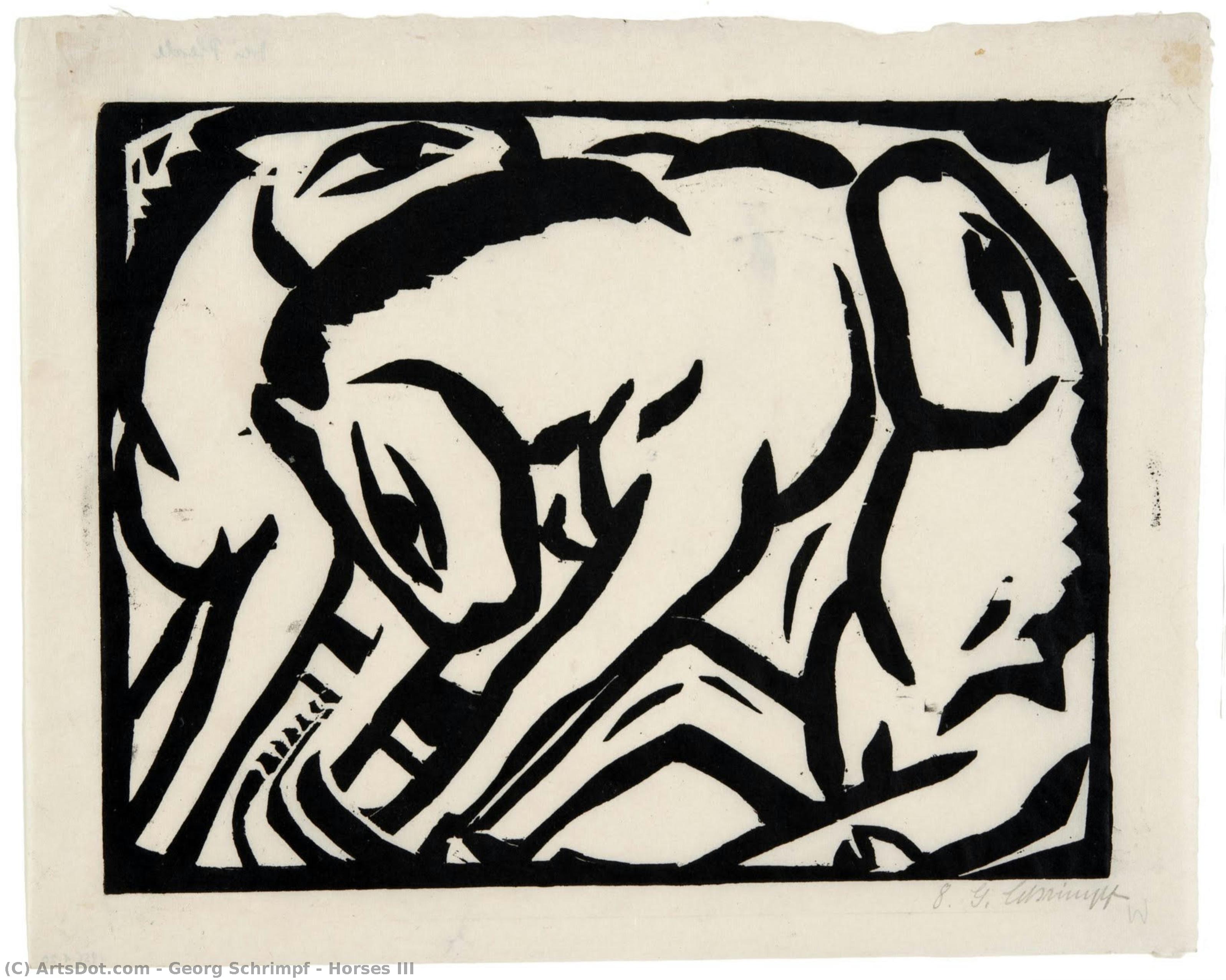 Horses Iii — Georg Schrimpf