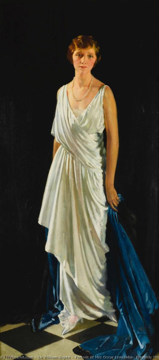 Portrait Of Mrs Oscar Lewisohn, Formerly Miss Edna May — Sir William Newenham Montague Orpen