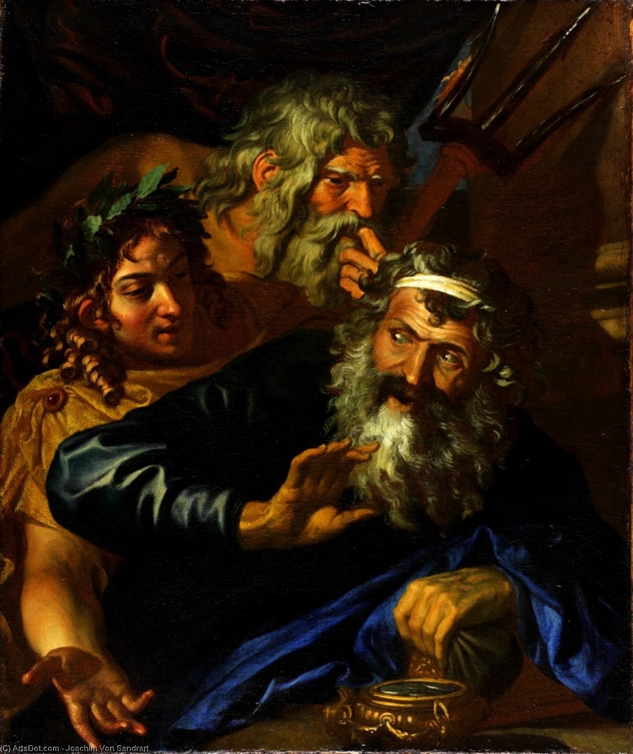 Laomedon Refusing Payment To Poseidon And Apollo — Joachim Von Sandrart
