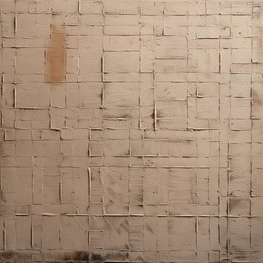 Monolithische Tessellationen In Sand Und Taupe: Eine Meditative Studie Skulpturaler Erde — David Moreau