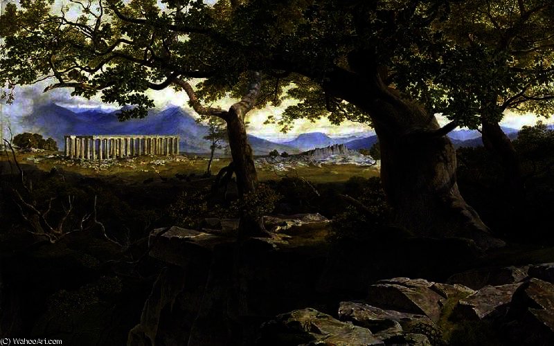 The Temple Of Apollo At Bassae — Edward Lear