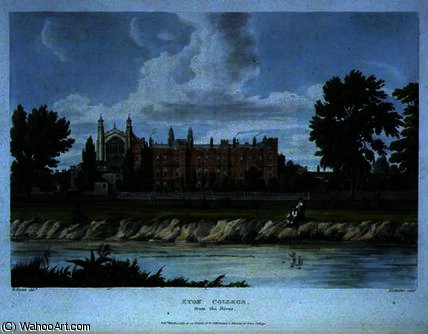 Eton College From The River — Уильям Уэстолл