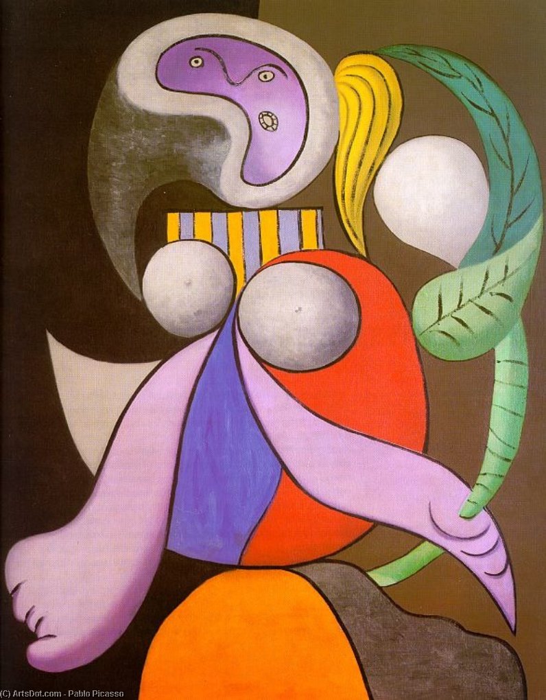 Woman With Flower — Pablo Picasso