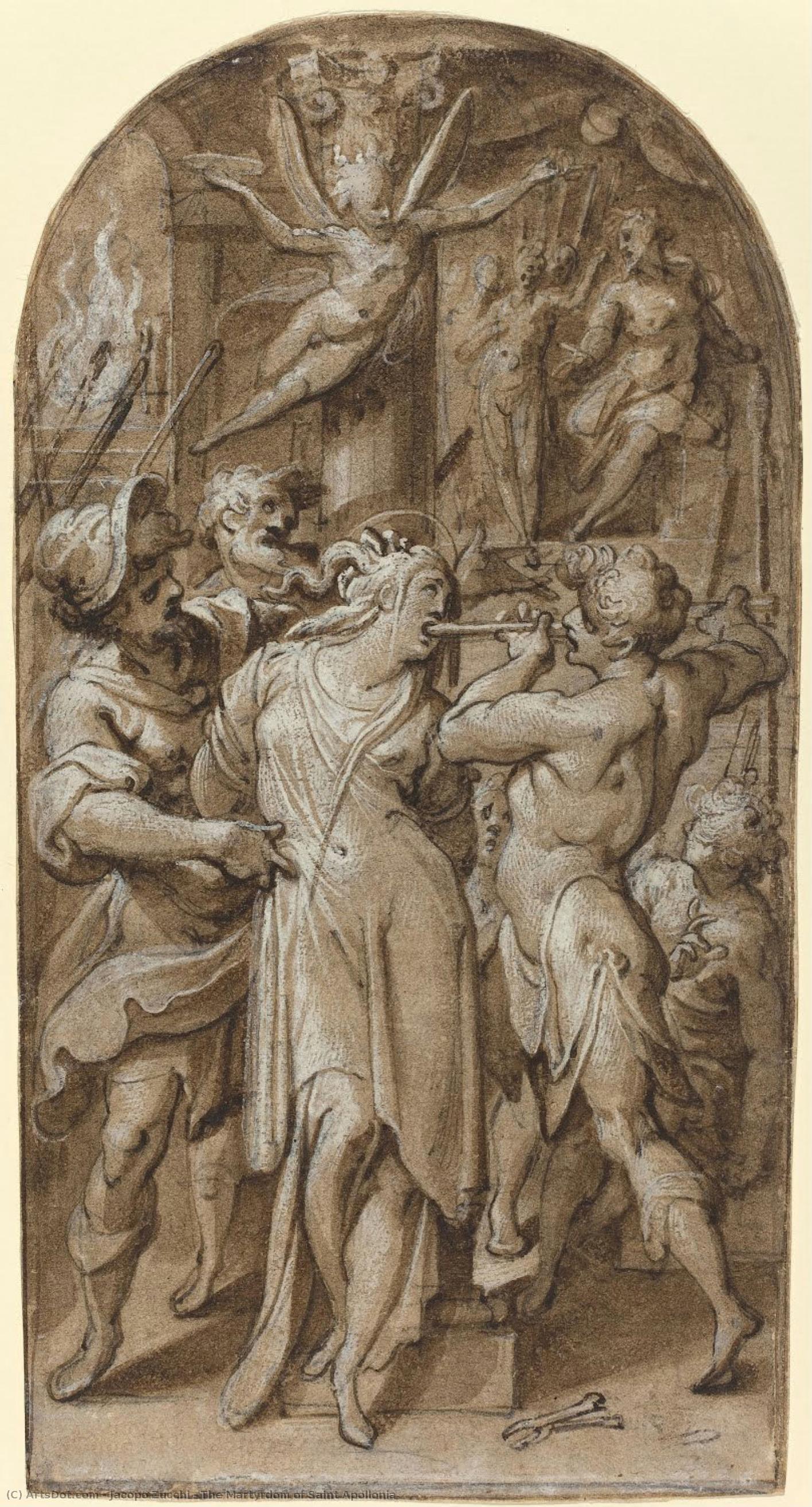 The Martyrdom Of Saint Apollonia — Jacopo Zucchi