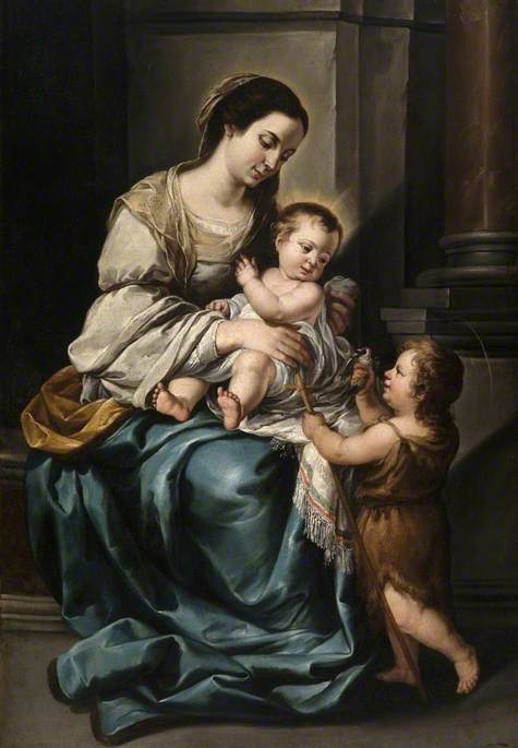 Madonna And Child With Infant Saint John, 'la Serrana' — Bartolomé Esteban Murillo