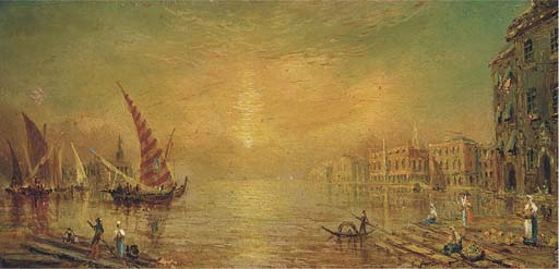 View Over The Venetian Lagoon — Adolfus Nel