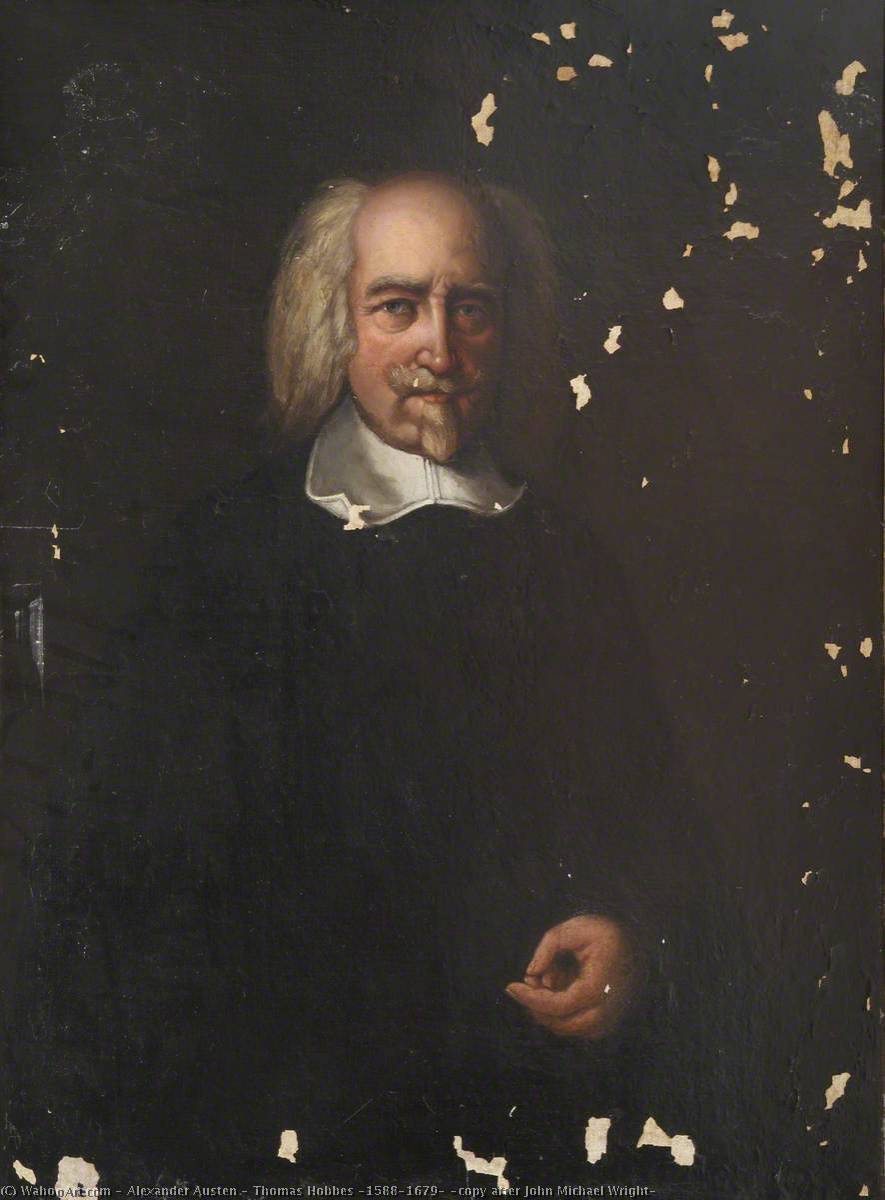 Thomas Hobbes (1588–1679) (copy After John Michael Wright) — Alexander Austen